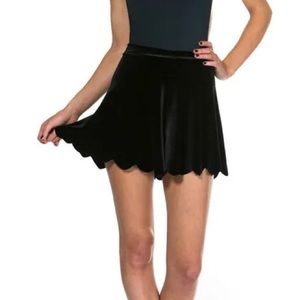 BlackMilk Velvet Black Shorties